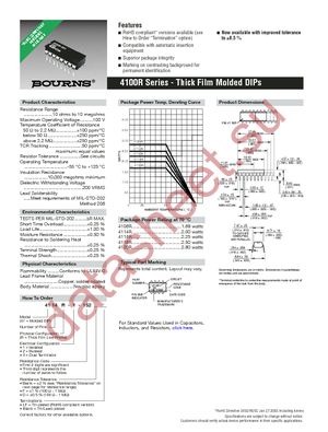4116R-1-332LF datasheet скачать даташит
