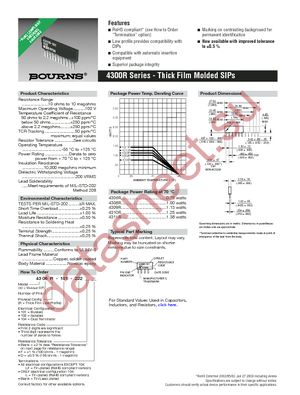 4306R-101-102LF datasheet  