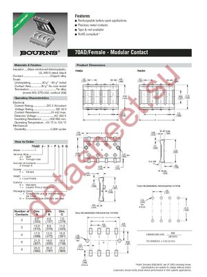 70ADH-3-FL1 datasheet  