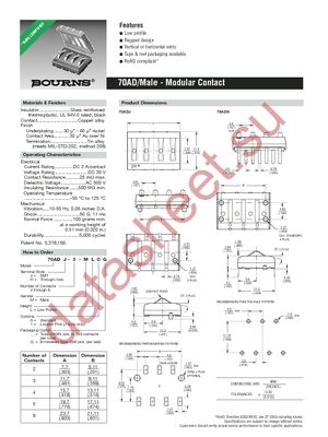 70ADH-6-ML0 datasheet  