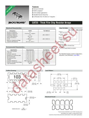 CAT25-120JA datasheet  