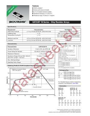 CAY16-1003F4 datasheet  