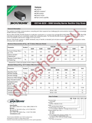 CD214B-B320 datasheet  