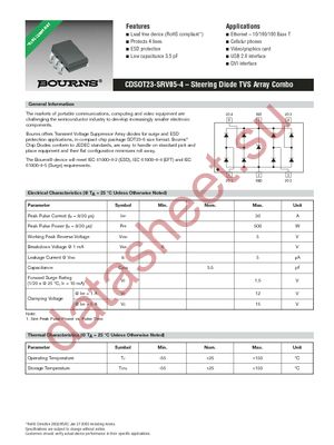 CDWBS16-PLC01-6 datasheet  