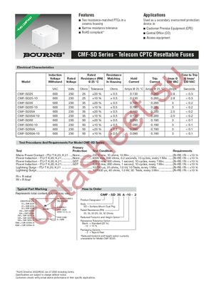 CMF-SD35-2 datasheet  