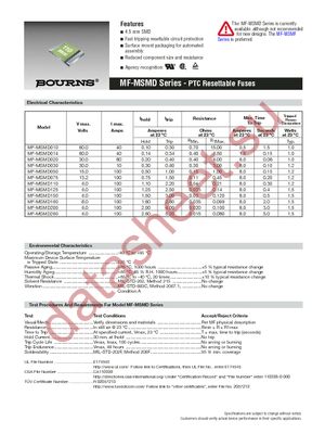 MF-MSMD020-2 datasheet  