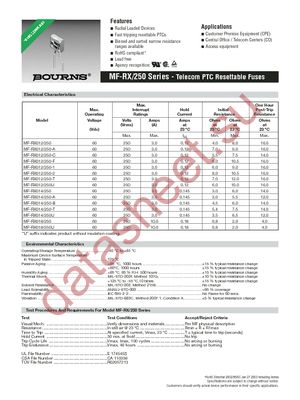MF-RX012/250-0 datasheet  