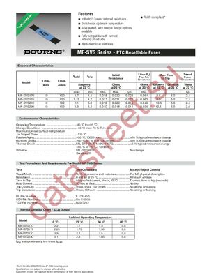 MF-SVS210-0 datasheet  