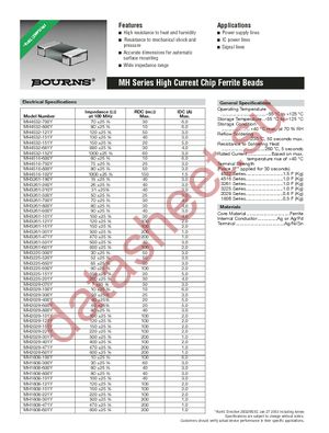 MH2029-100Y datasheet  