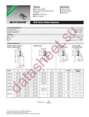 RLB0812-103K datasheet  