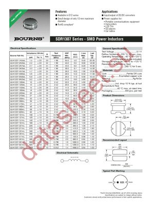 SDR1307-470K datasheet  