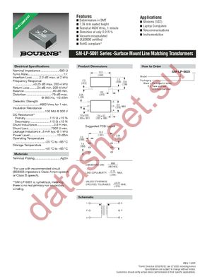 SM-LP-5001 datasheet  