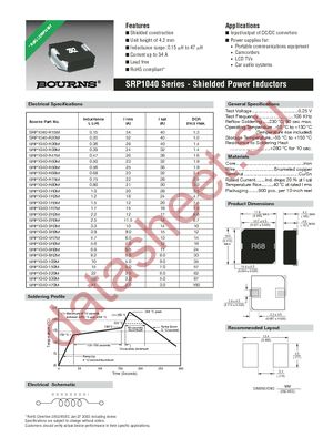 SRP1040-R36M datasheet  