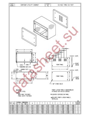 CU-587-GT datasheet  