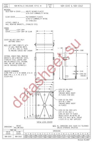 NBA-10162 datasheet  