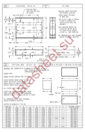 PB-1579 datasheet  