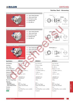 MP0042/1 datasheet  