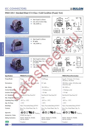 PF0030/63 datasheet  