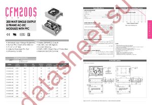 CFM200S-480 datasheet  