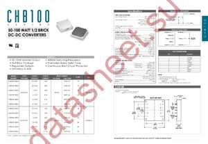 CHB100-24S05 datasheet  