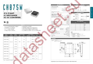 CHB75W-48S05 datasheet  