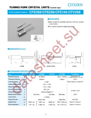 CFV206-75.000KAZF-UB datasheet  