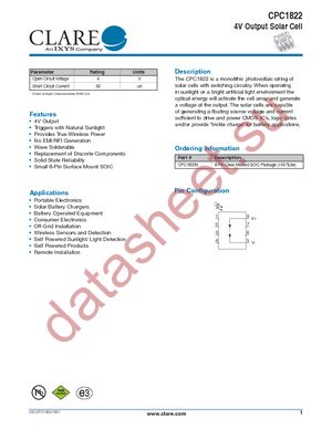 CPC1822NX datasheet  
