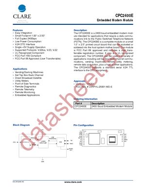 CPC5602C datasheet  