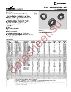 CTX10-10-52-R datasheet  