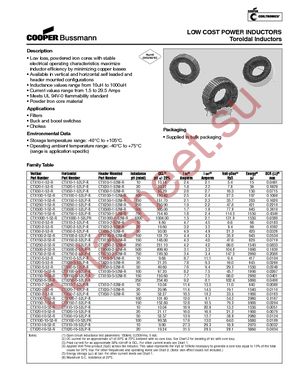 CTX100-10-52LPR datasheet  