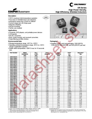 DR125-150-R datasheet  