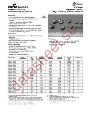 DRA124-150-R datasheet  