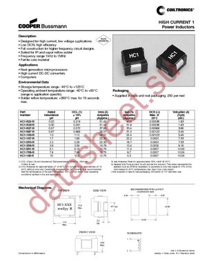 HC1-100-R datasheet  