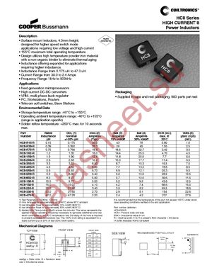 HC8-150-R datasheet  