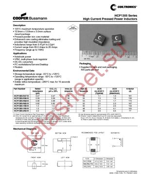 HCP1305-1R0-R datasheet  