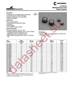 LD1-1R0-R datasheet  