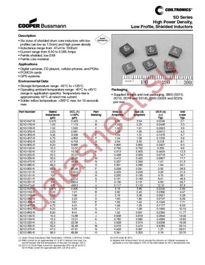 SD25-3R3-R datasheet  