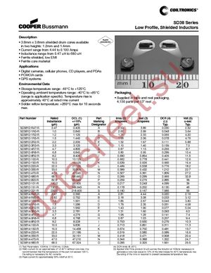SD3812-100-R datasheet  