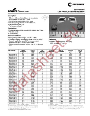 SD3812-151-R datasheet  