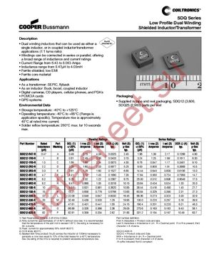 SDQ12-100-R datasheet  