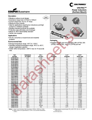 UP2B-101-R datasheet  