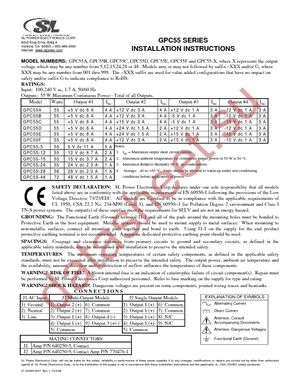 GPC55F datasheet  