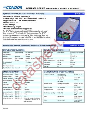 GPMP900-48 datasheet  