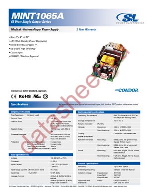 MINT1065A1575C01 datasheet  