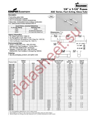 AGC-175/1000-R datasheet  