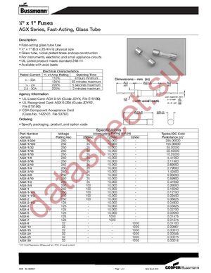 BK/AGX-1/8 datasheet  