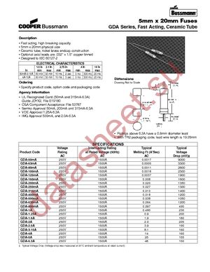 BK/GDA-2.5A datasheet  