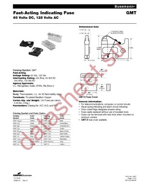 BK/GMT-1-1/2A datasheet  