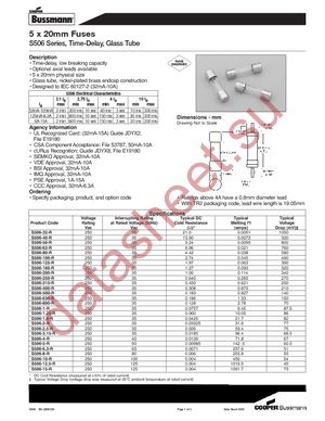 BK/S506-1.25-R datasheet  