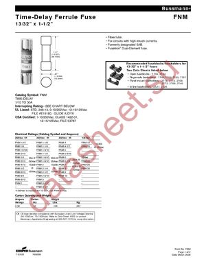 FNM-3 datasheet  